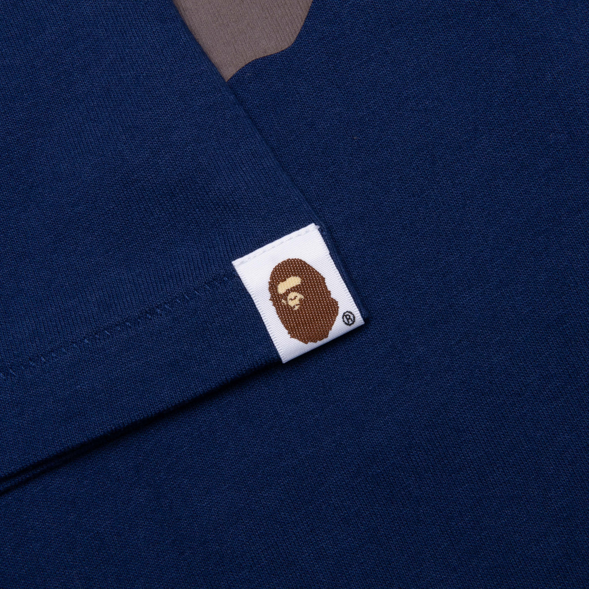 A BATHING APE Big Ape Head Tee - Navy