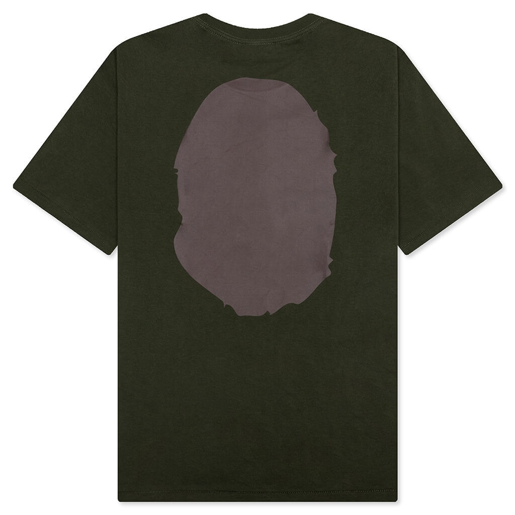 A BATHING APE Big Ape Head Tee - Olive Drab