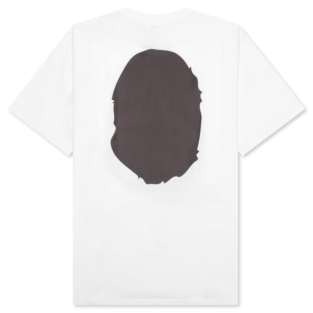 A BATHING APE Big Ape Head Tee - White