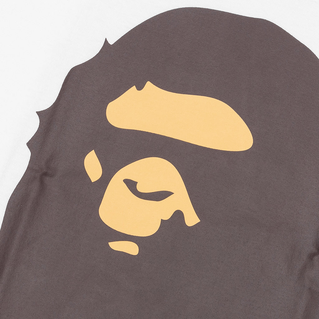 A BATHING APE Big Ape Head Tee - White