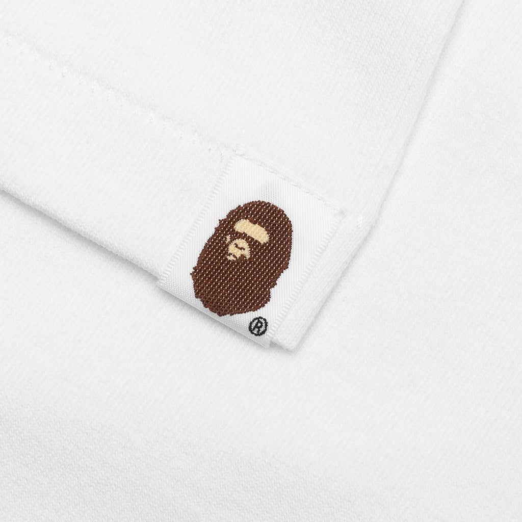 A BATHING APE Big Ape Head Tee - White