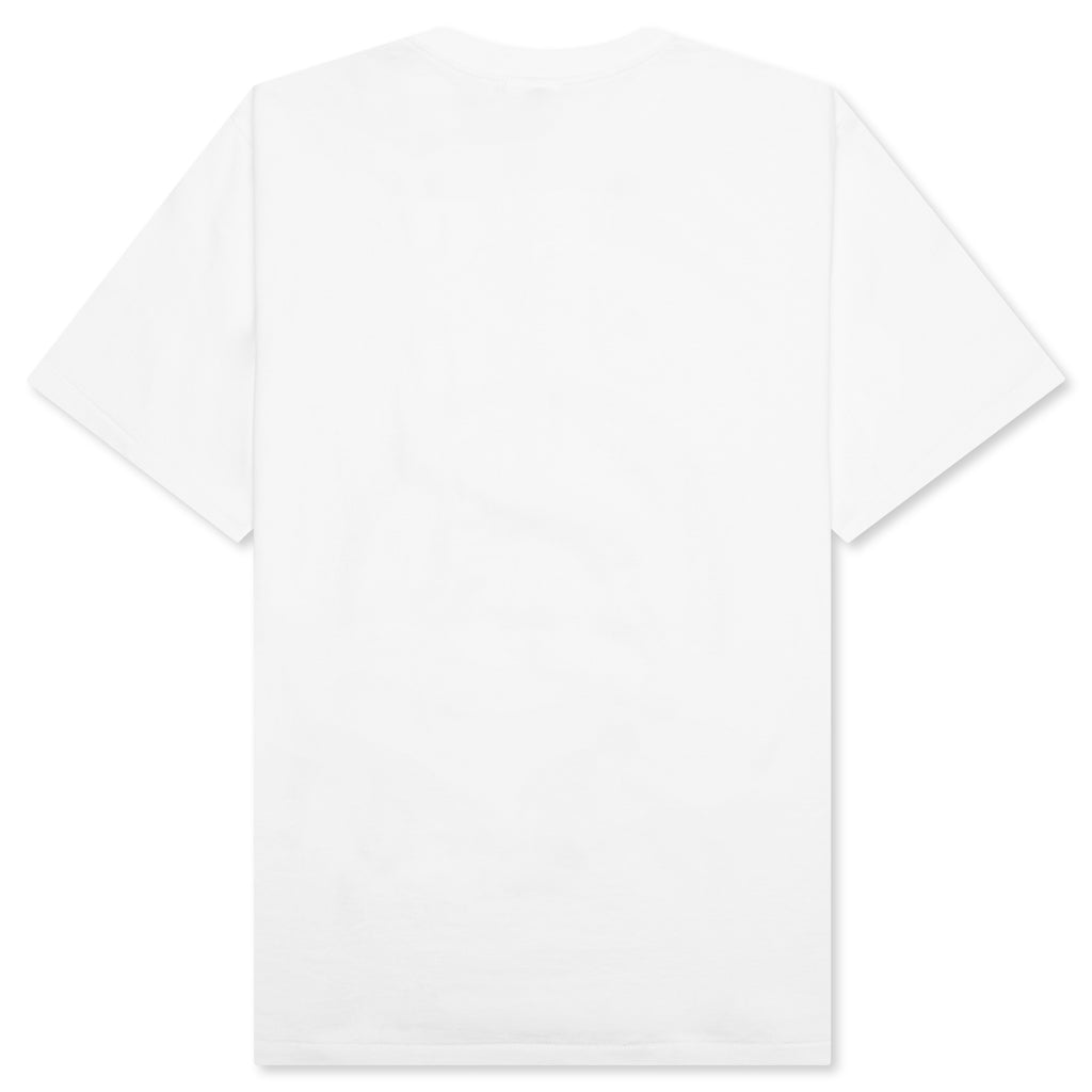 A BATHING APE Bitmap College Tee - White