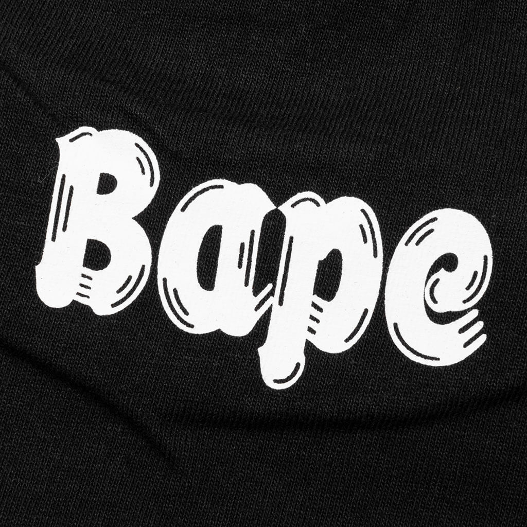 A BATHING APE Brush College Tee - Black