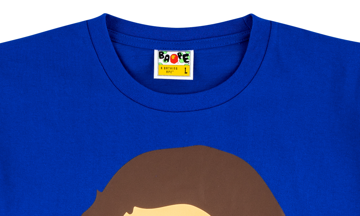 BAPE Big Ape Head Tee BLUE M110002D BLX