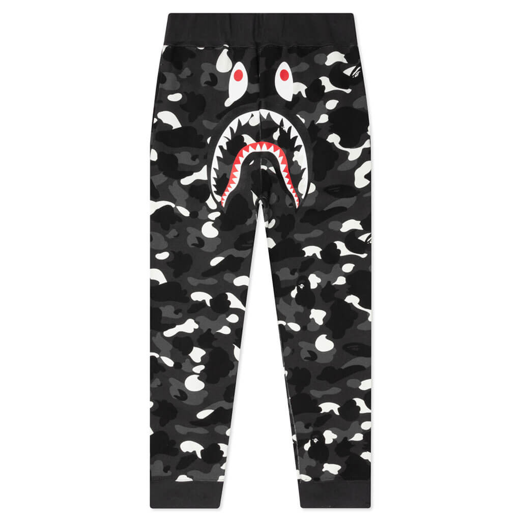 A BATHING APE City Camo Shark Sweat Pants - Black