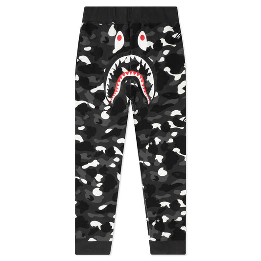 A BATHING APE City Camo Shark Sweat Pants - Black