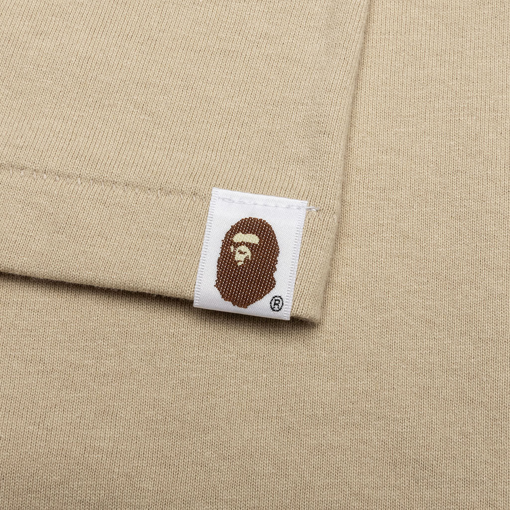 A BATHING APE College Tee - Beige