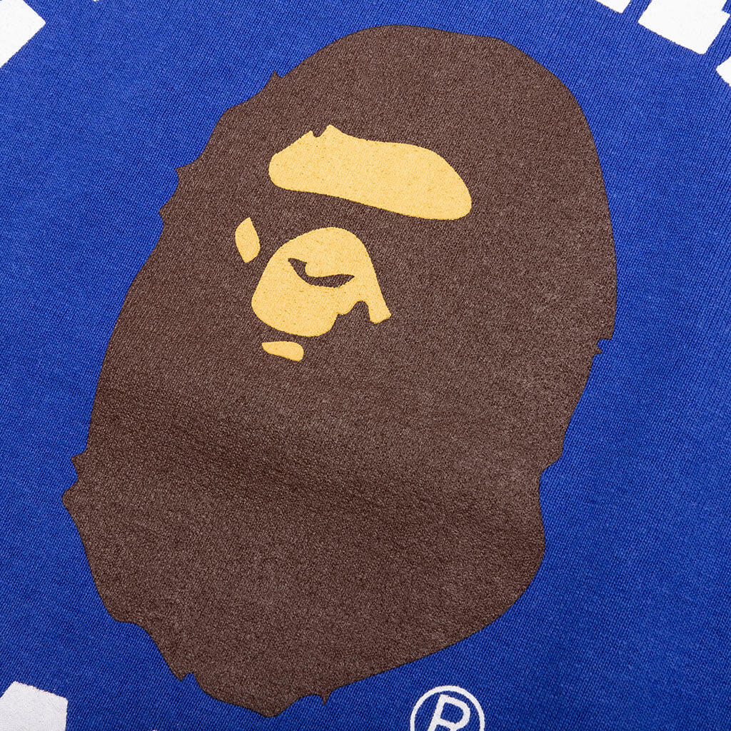 A BATHING APE College Tee - Blue