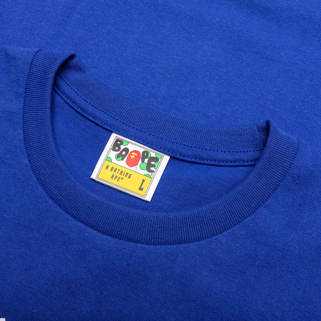A BATHING APE College Tee - Blue