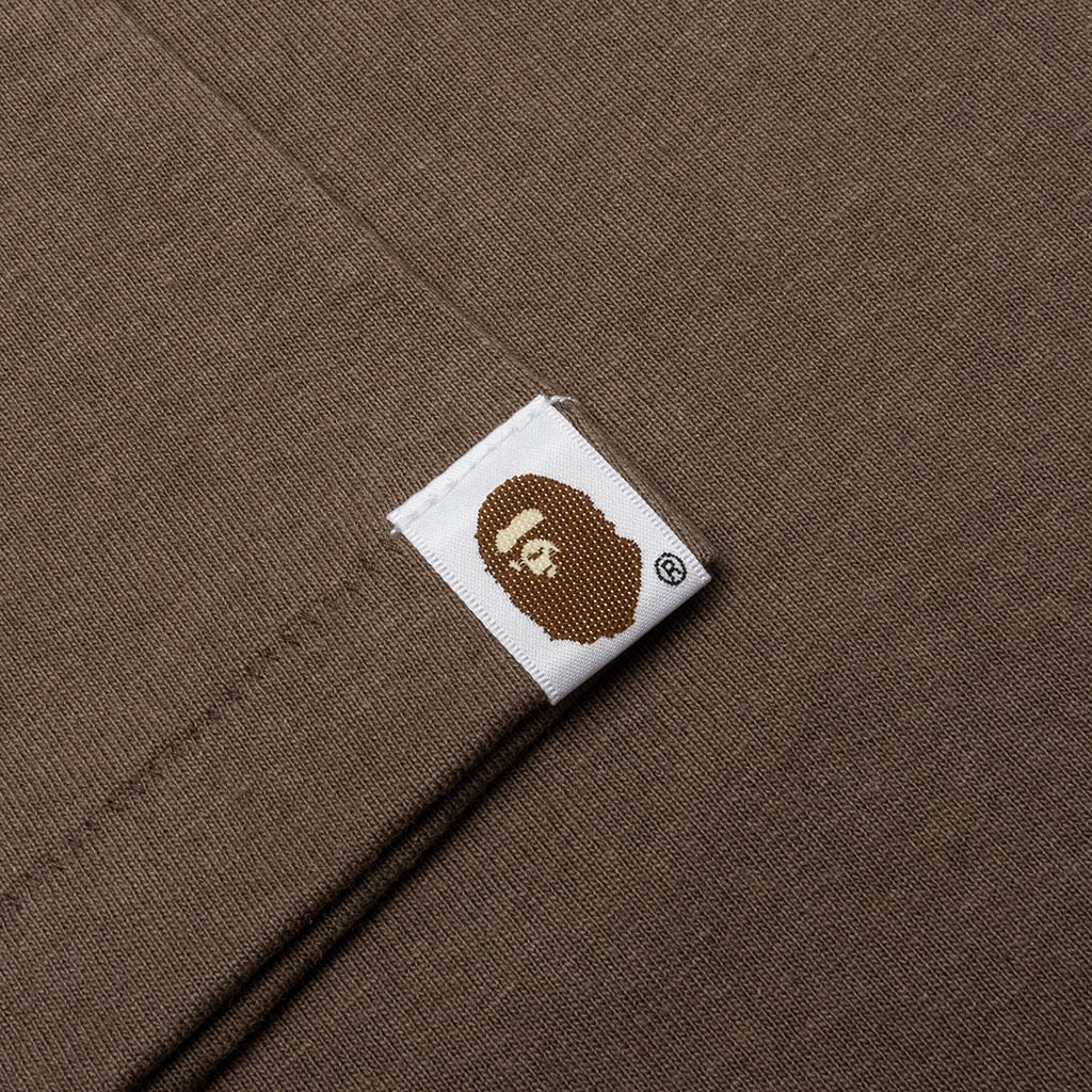 A BATHING APE College Tee - Brown