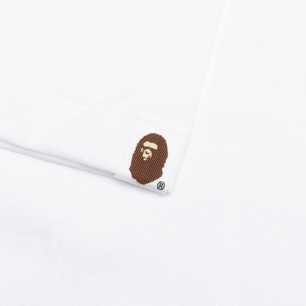 A BATHING APE Color Camo Bathing Ape Tee - White