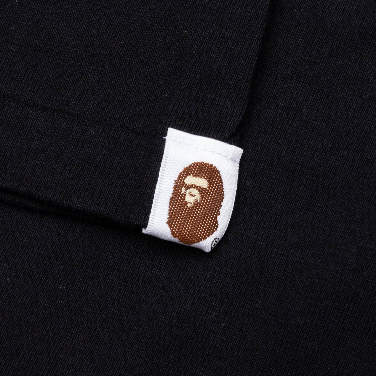 A BATHING APE Color Camo College Tee - Black/Purple