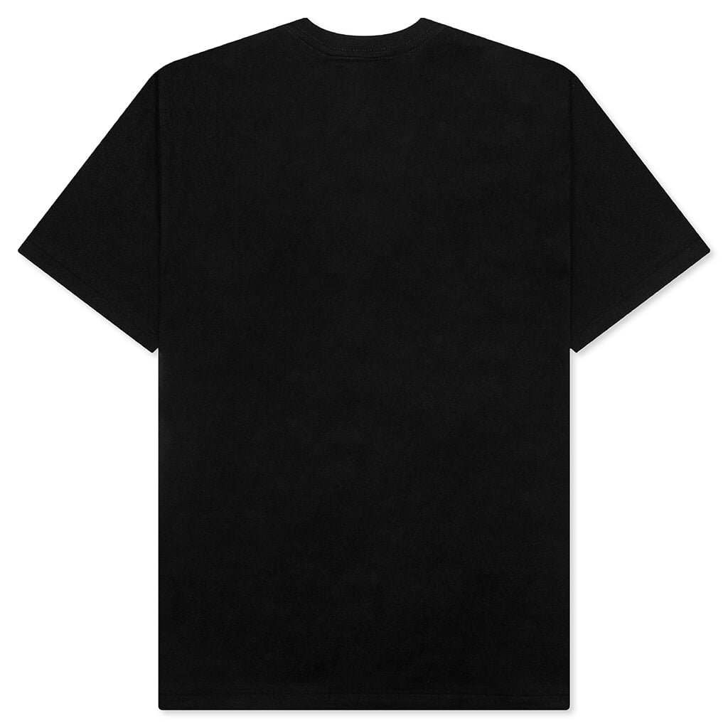 A BATHING APE Color Camo Milo on Big Ape Tee - Black/Red