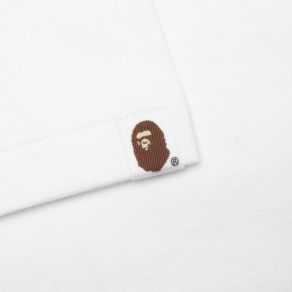 A BATHING APE Color Camo Milo on Big Ape Tee - White/Red