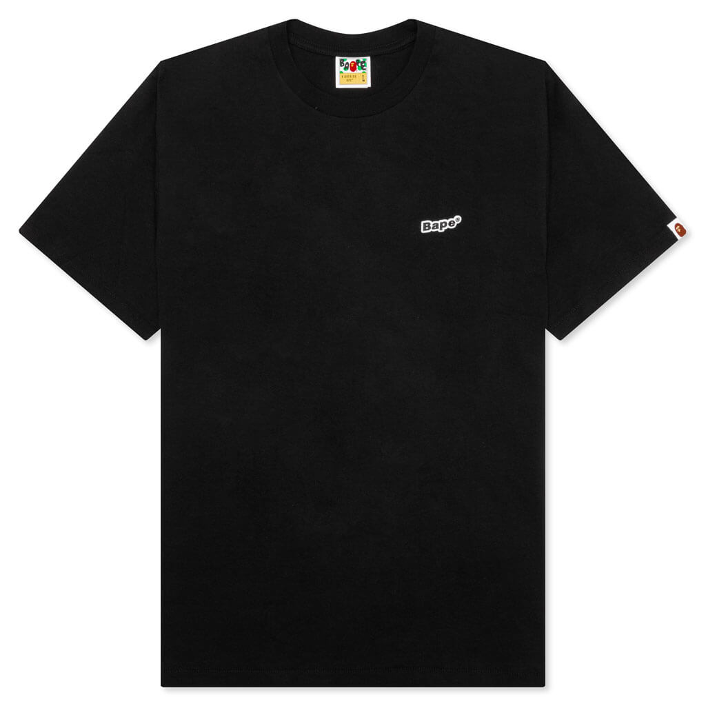 A BATHING APE Colors Bape Graffiti Tee - Black