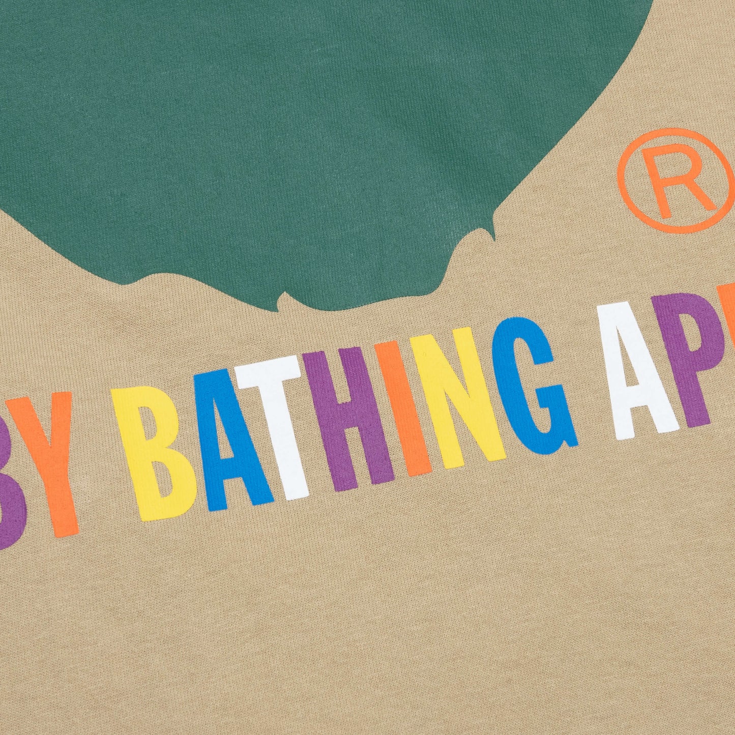 A BATHING APE Colors By Bathing Ape Tee - Beige