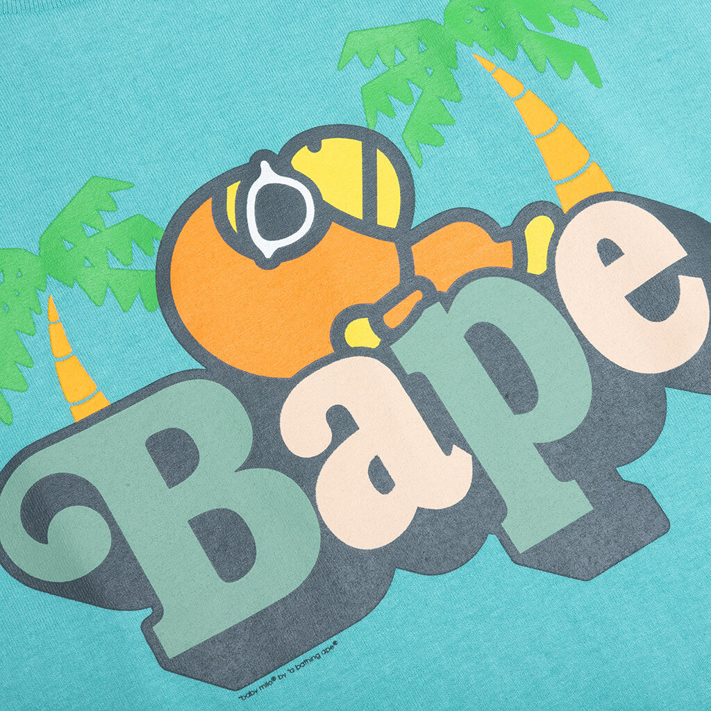 A BATHING APE Colors Milo on Bape Summer Tee - Blue