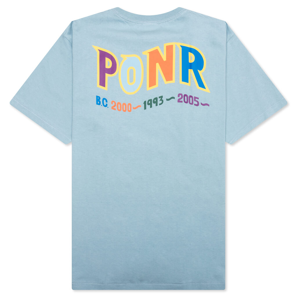 A BATHING APE Colors Shark Ponr Tee - Sax