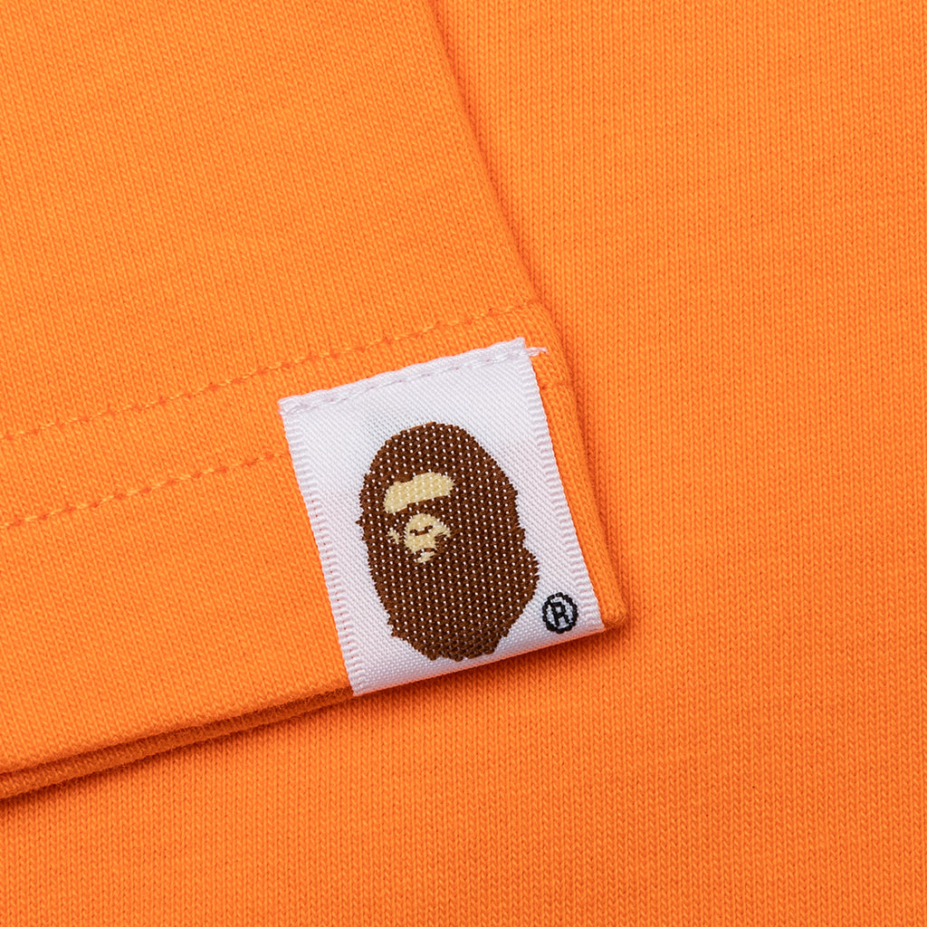 A BATHING APE Comic Art Ape Head Relaxed Fit Tee - Orange