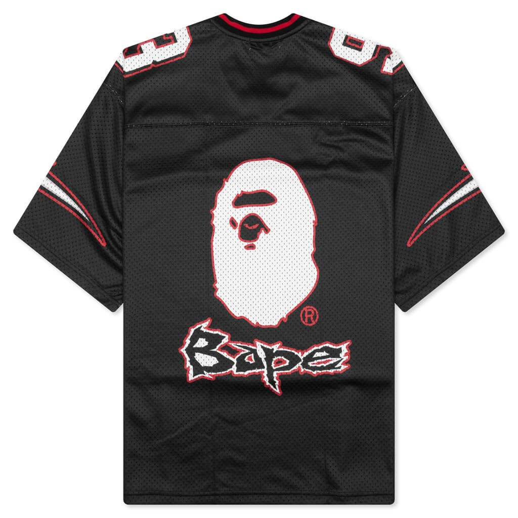 A BATHING APE Football Relaxed Fit Tee - Black