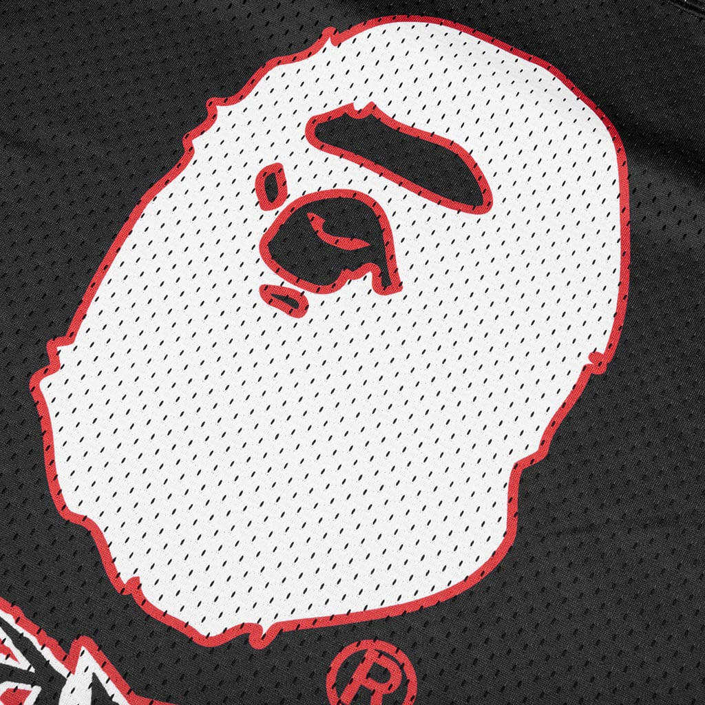A BATHING APE Football Relaxed Fit Tee - Black