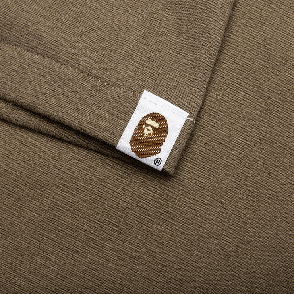 A BATHING APE Liquid Camo Bape Sta Logo Tee - Brown