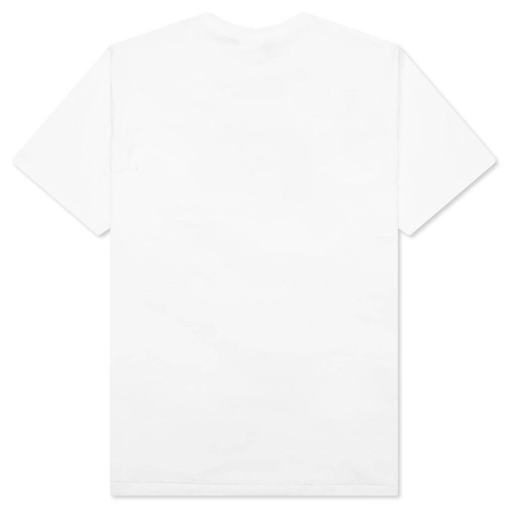 A BATHING APE Liquid Camo College Tee - White/Blue