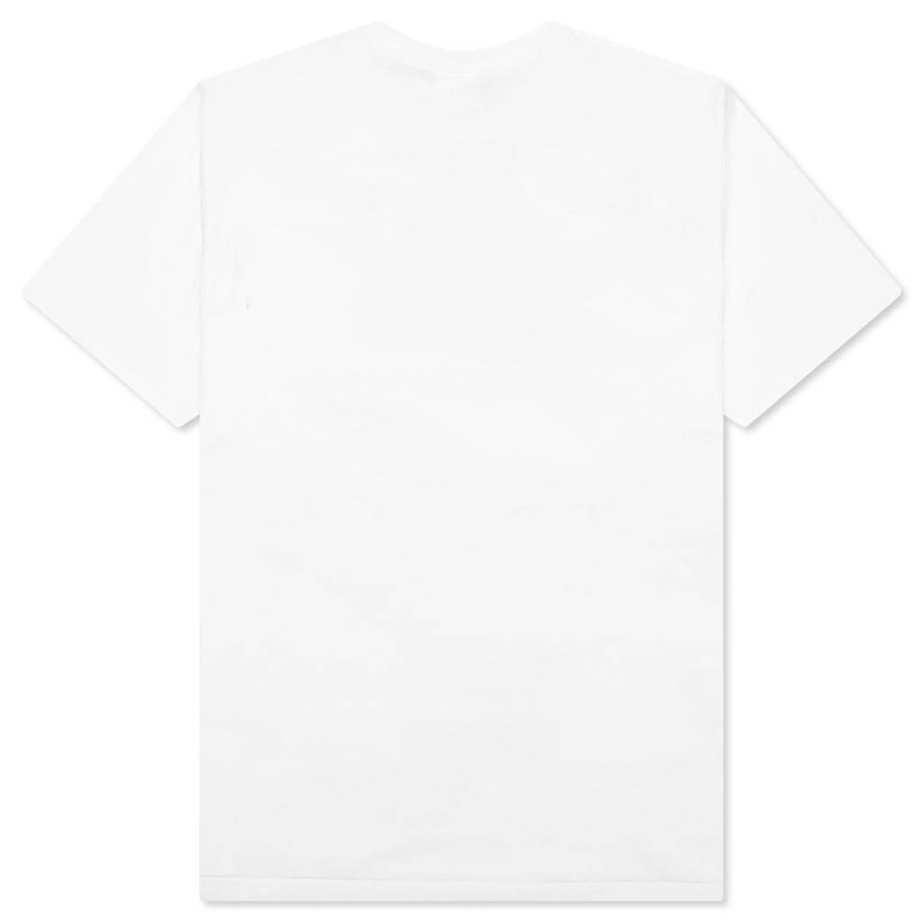 A BATHING APE Liquid Camo College Tee - White/Pink