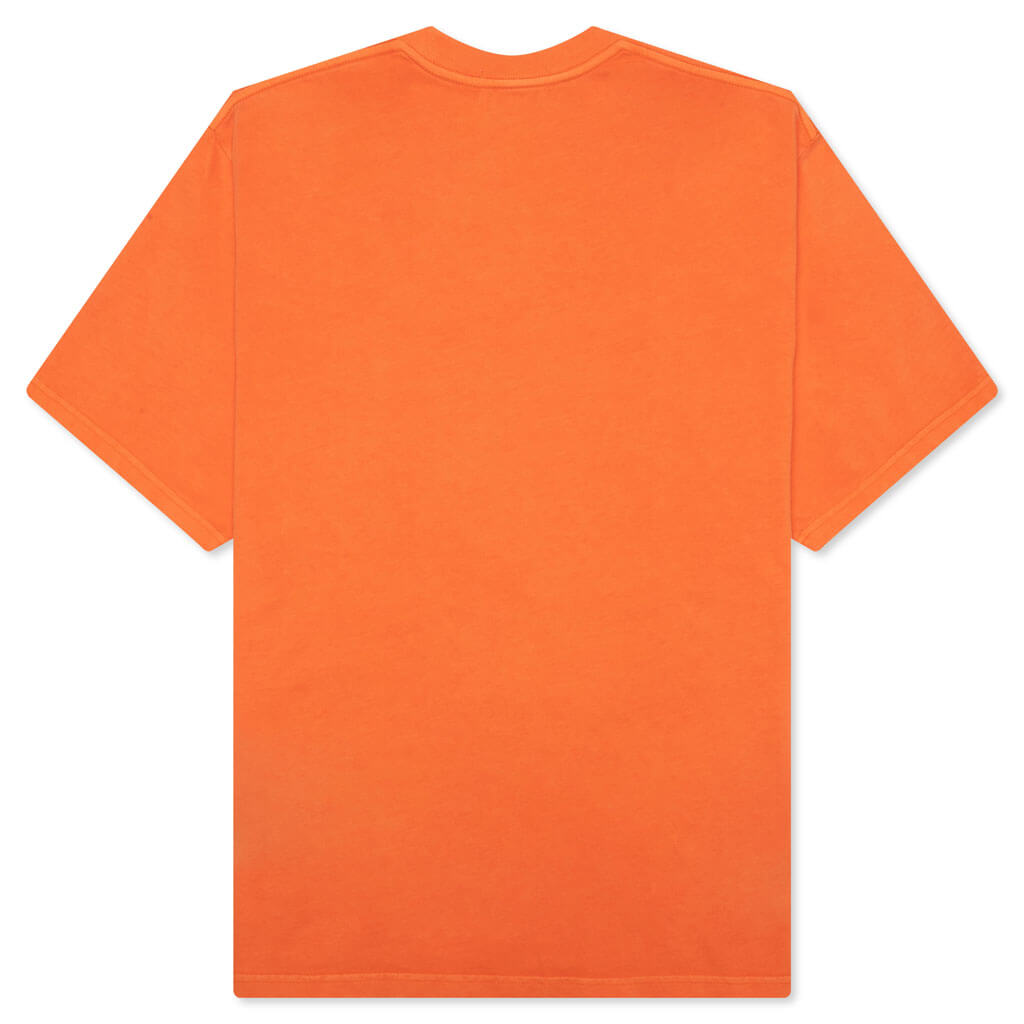 A BATHING APE Mad College Garment Dyed Relaxed Fit Tee - Orange