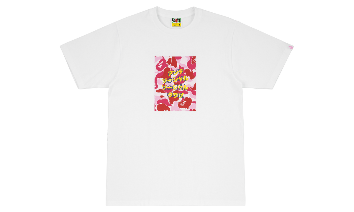 BAPE BAPE X ASSC Camo Box Tee 1G23110936 WH0