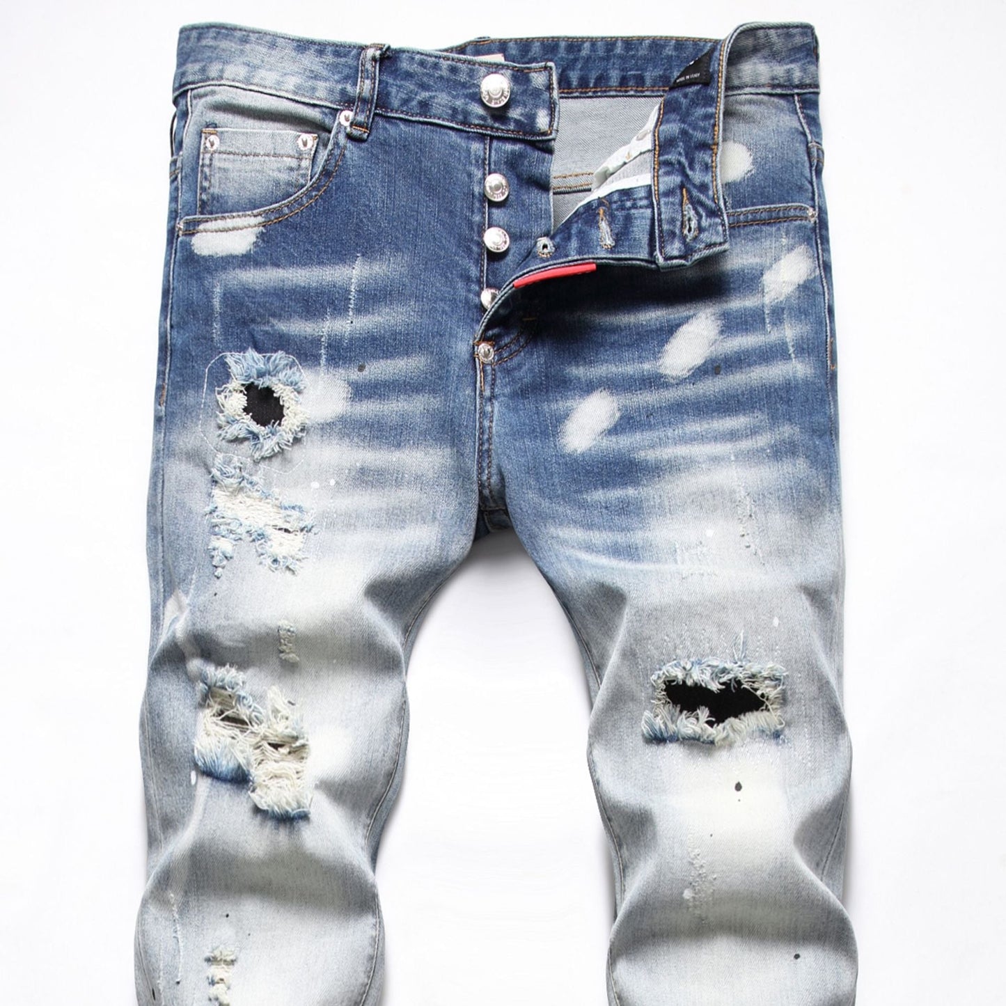 Dsquared2 Jeans Distressed Slim-fit Stretch Jeans NextBlock