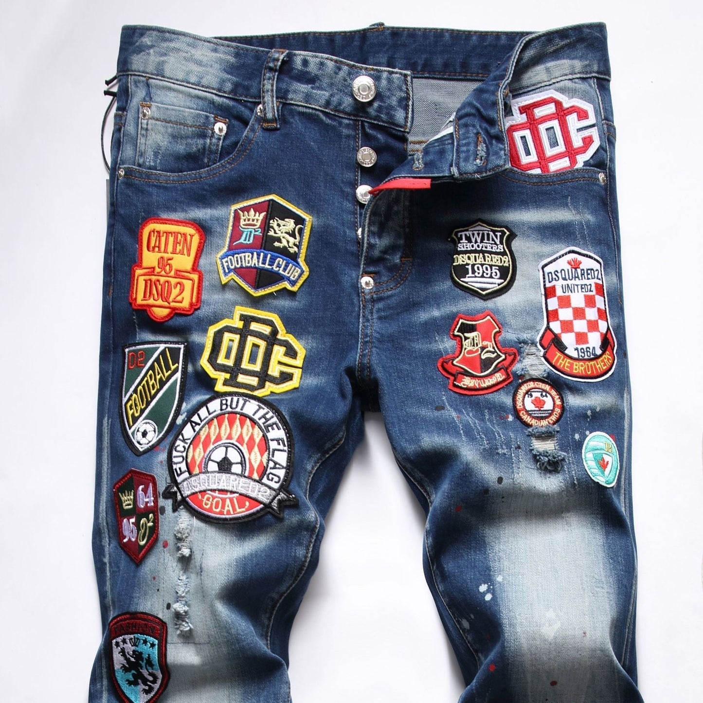 Dsquared2 Jeans Ripped Stretch Jeans NextBlock