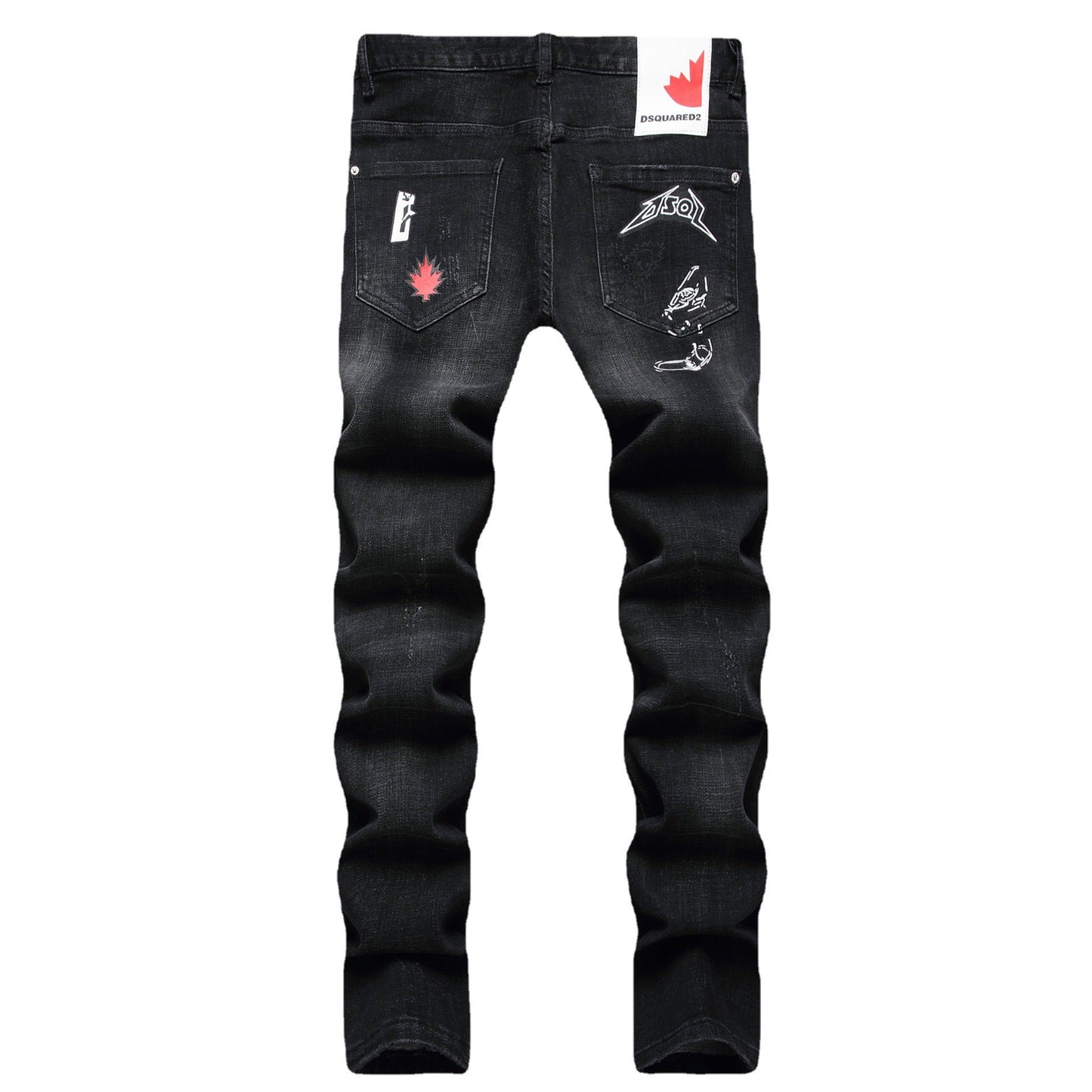 Dsquared2 Jeans Rhinestone Decorated Ripped Stretch Jeans NextBlock