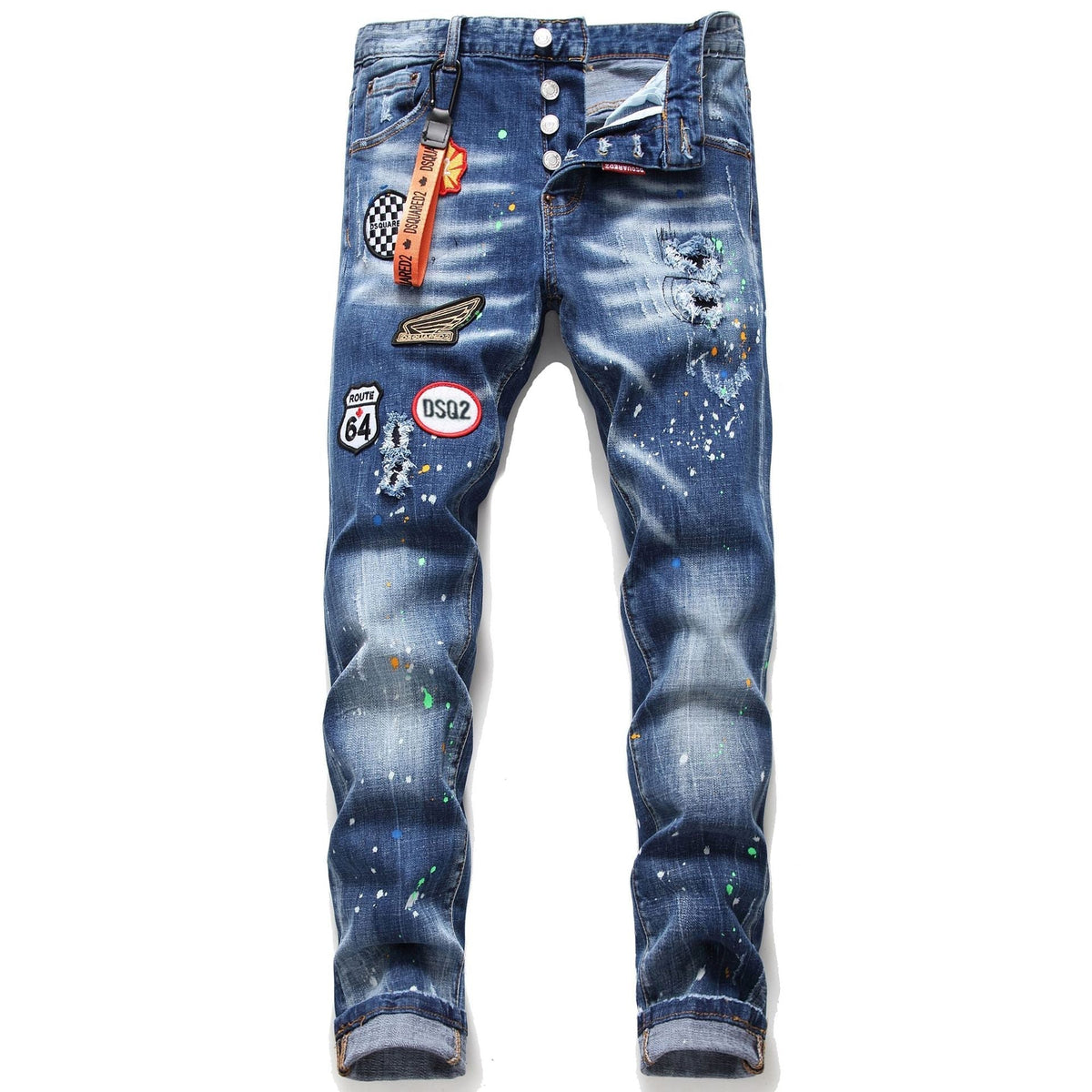 Dsquared2 Jeans Ripped Stretch Jeans NextBlock