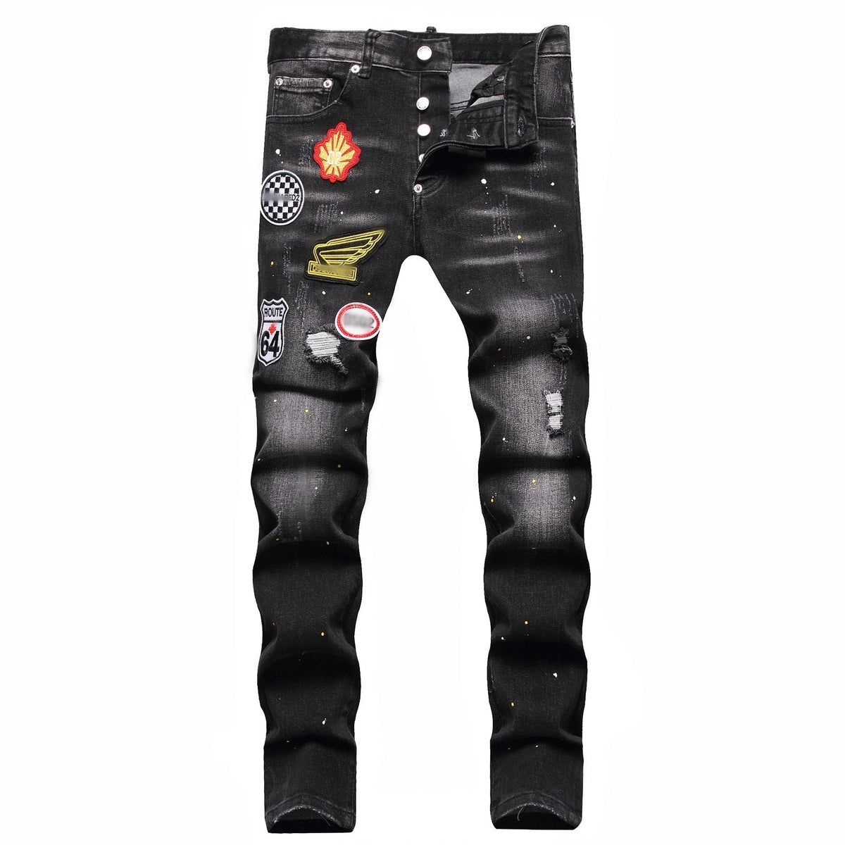 Dsquared2 Jeans Ripped Stretch Jeans NextBlock