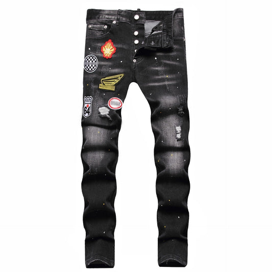 Dsquared2 Jeans Ripped Stretch Jeans NextBlock