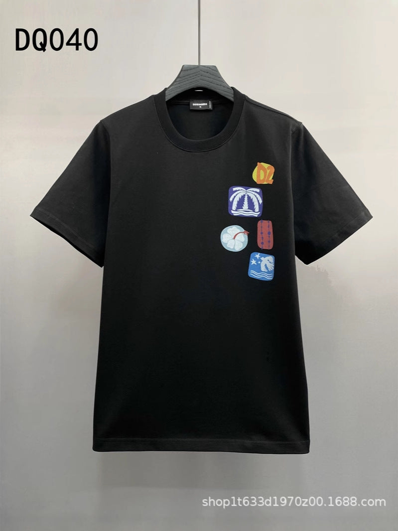 Dsquared2 T-Shirt D2 Color Printed Short Sleeves NextBlock