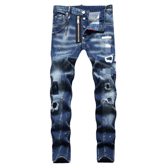Dsquared2 Jeans Ripped Stretch Jeans NextBlock