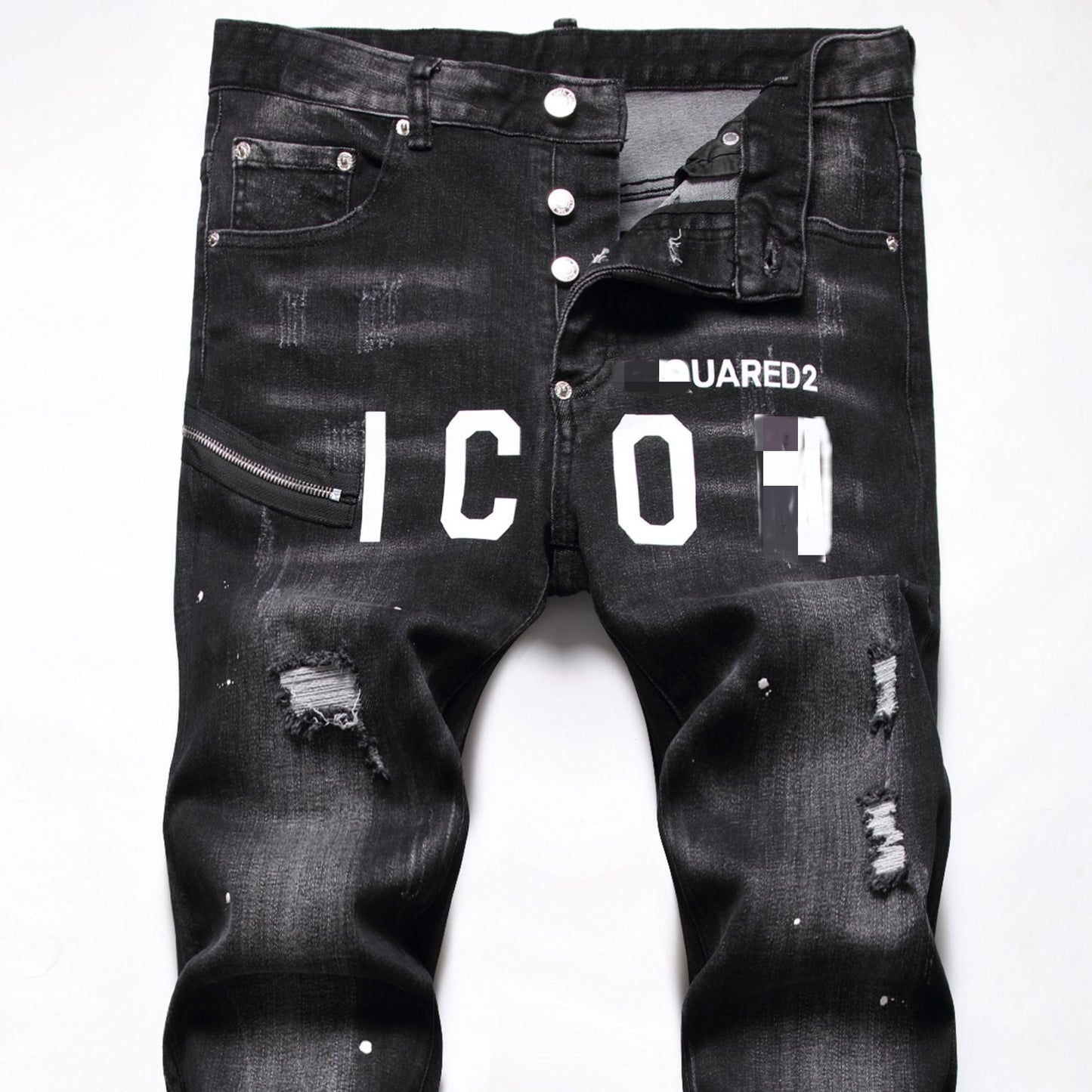 Dsquared2 Jeans Ripped Stretch Jeans NextBlock