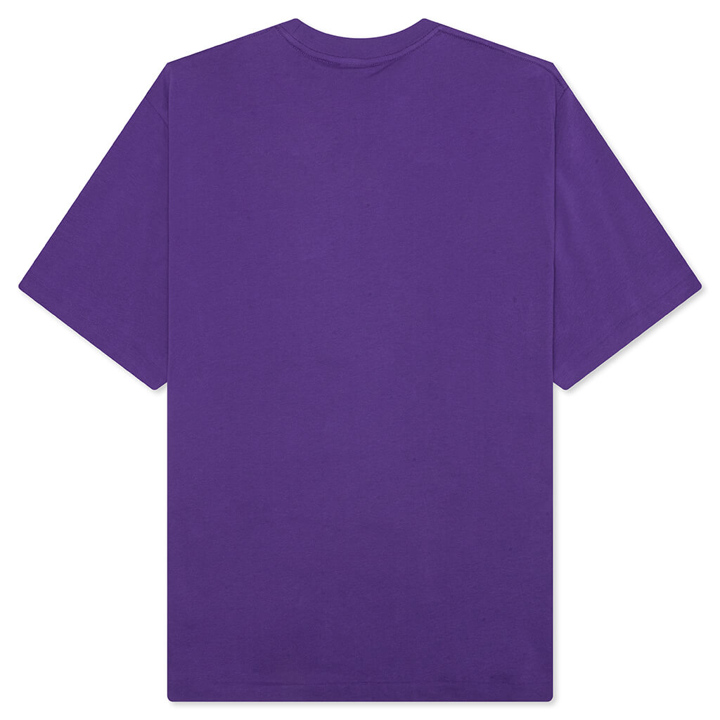 A BATHING APE Pixal College Relaxed Fit Tee - Purple