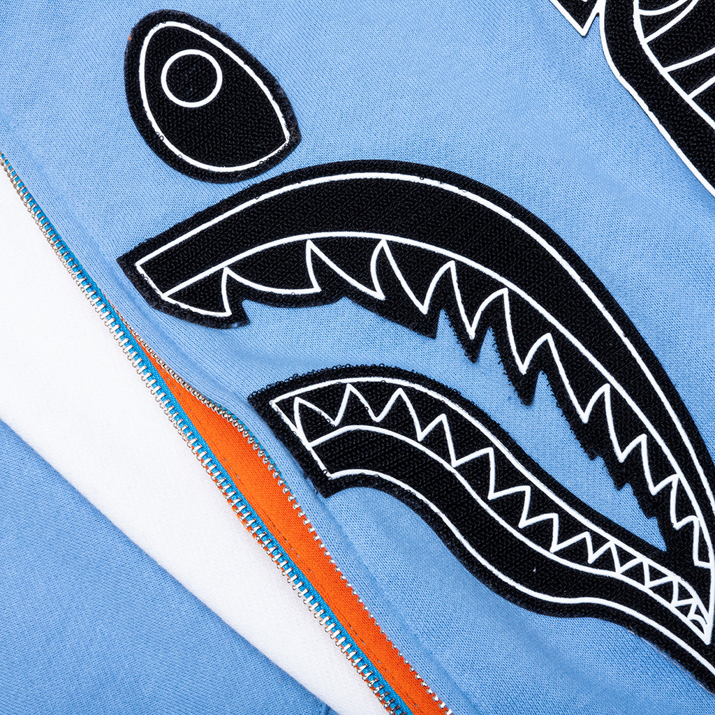 A BATHING APE Shark Full Zip Hoodie Indonesia - Blue