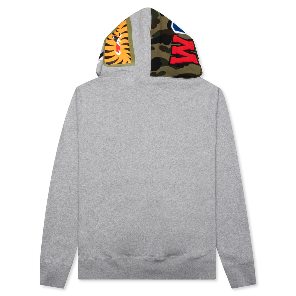 A BATHING APE Shark Full Zip Hoodie - Grey