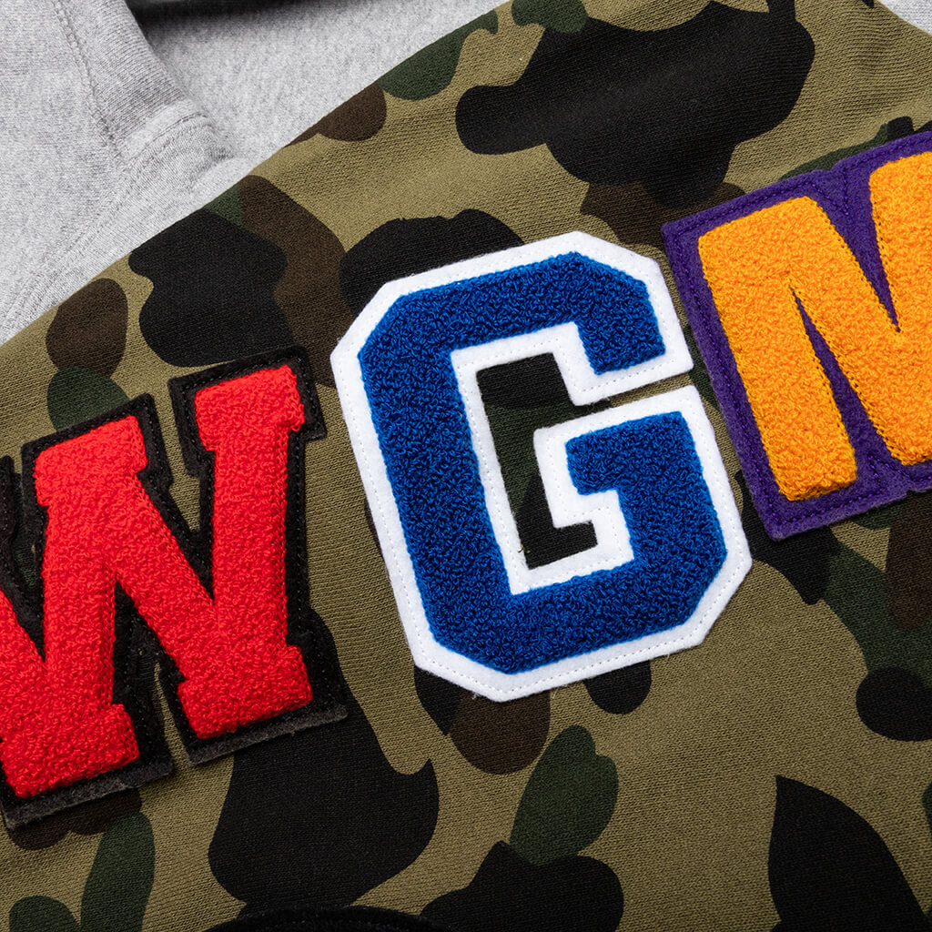 A BATHING APE Shark Full Zip Hoodie - Grey