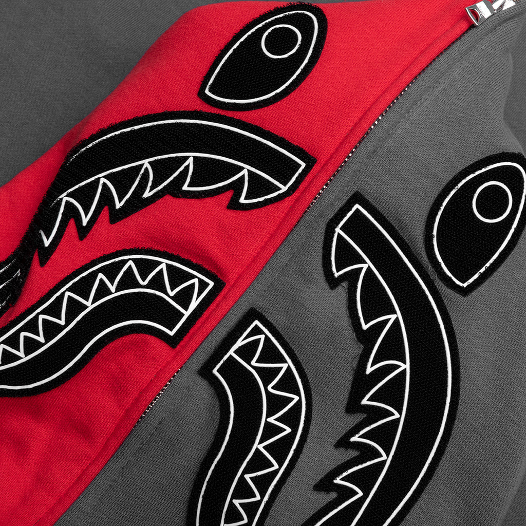 A BATHING APE Shark Full Zip Hoodie Malaysia - Gray