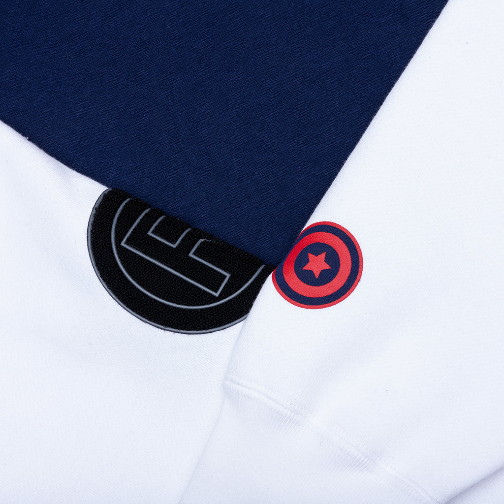 A BATHING APE Shark Full Zip Hoodie UK - Navy