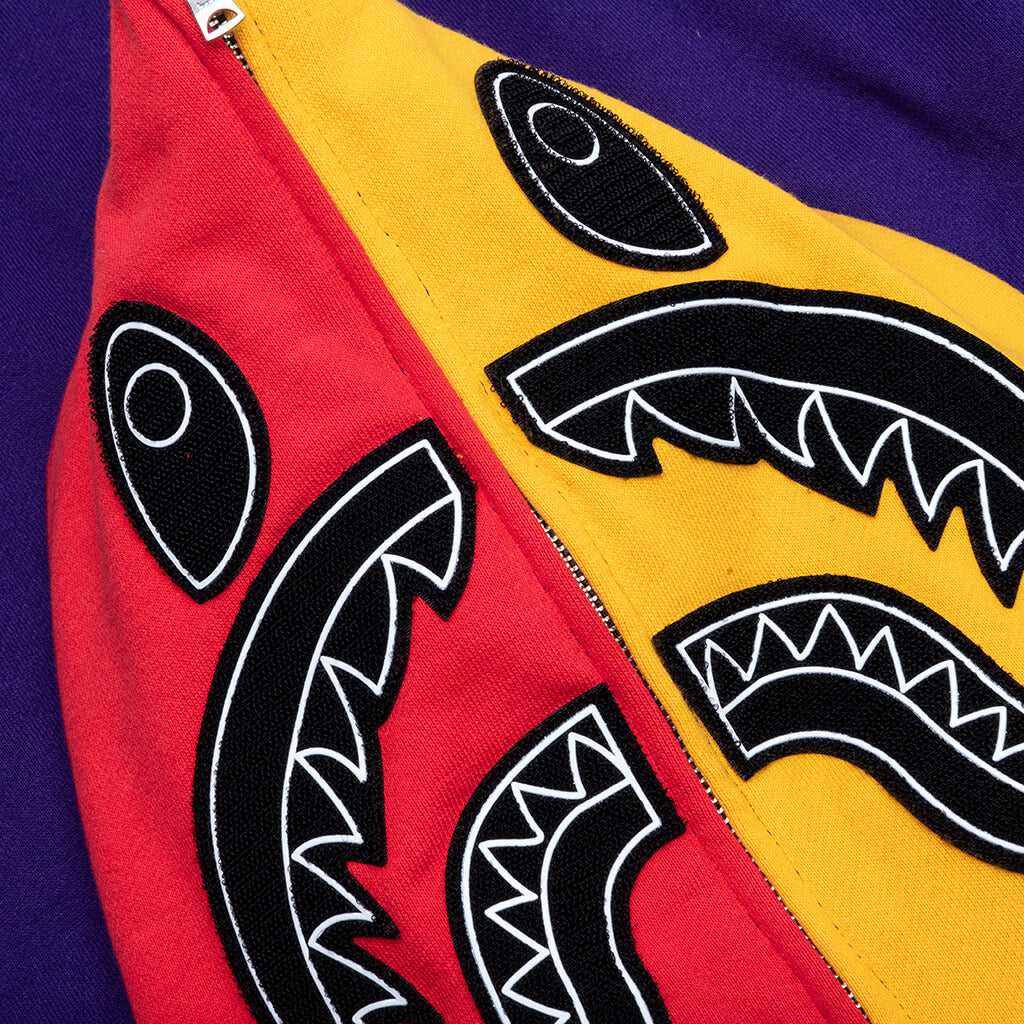 A BATHING APE Shark Full Zip Hoodie US - Navy