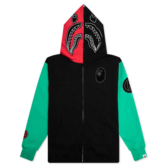 A BATHING APE Shark Full Zip Hoodie United Arab Emirates - Black