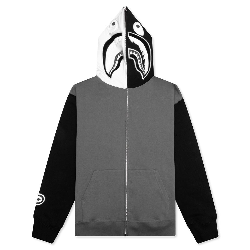 A BATHING APE Shark Full Zip Hoodie #1 - Black