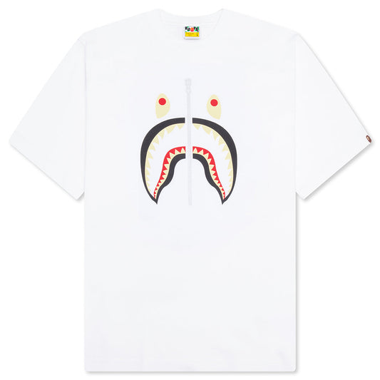 A BATHING APE Shark Tee China - White