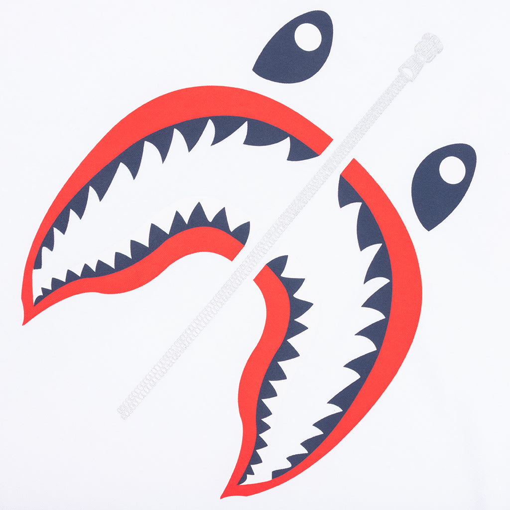 A BATHING APE Shark Tee France - White
